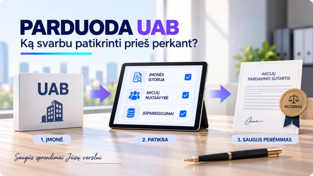 Parduoda UAB – ką svarbu patikrinti prieš perkant
