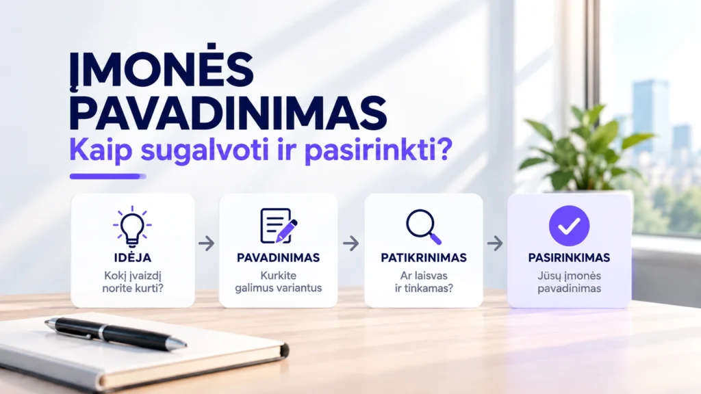 Įmonės pavadinimas – kaip sugalvoti ir pasirinkti